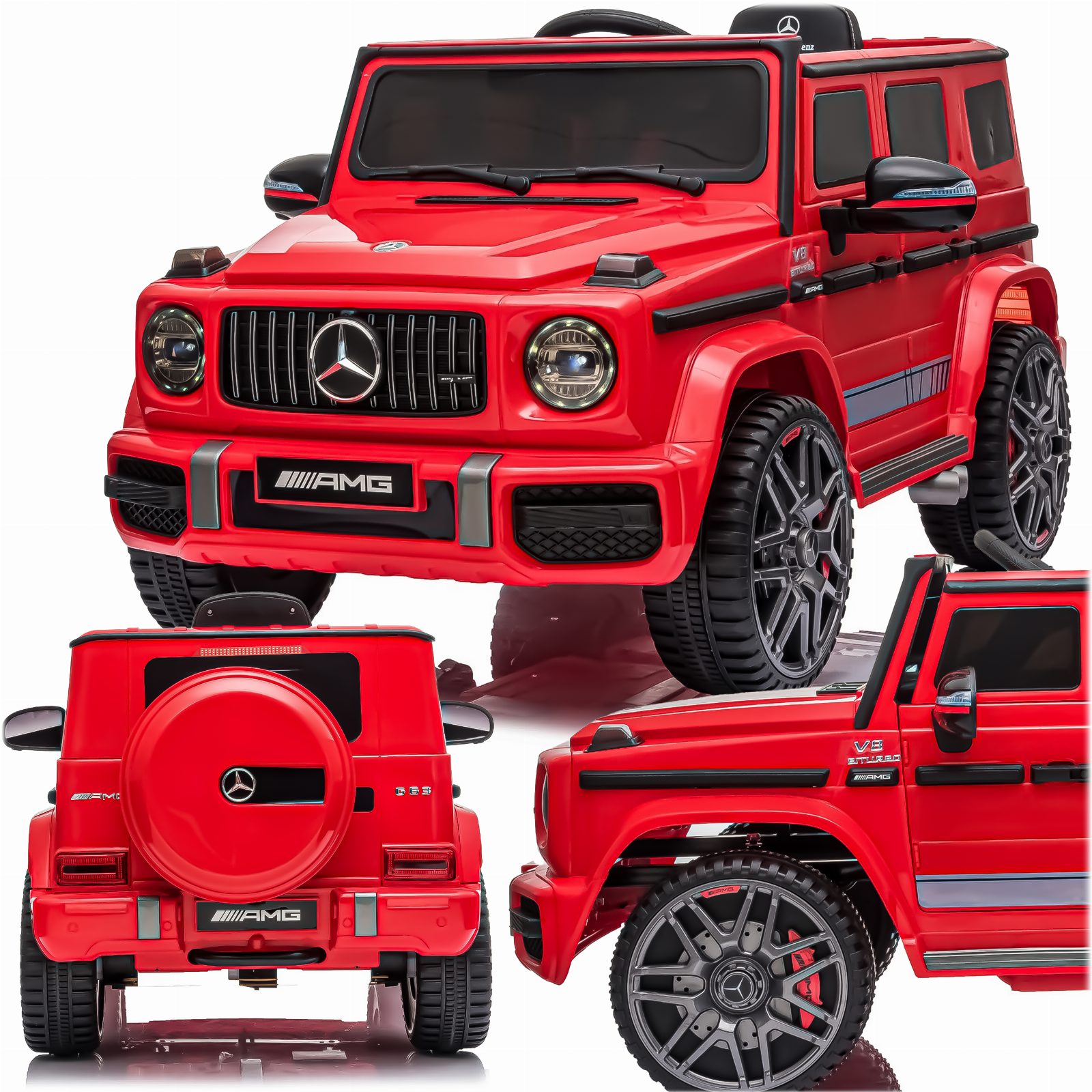 AUTKO AUTO NA AKUMULATOR MERCEDES BENZ G63 AMG DLA DZIECI 12V 2x35W    