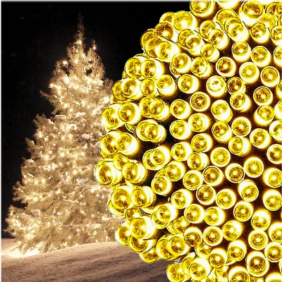 Lampki Świąteczne 500 Led Choinkowe Dekoracyjne IP44 Zewnętrzne 32m Ciepłe