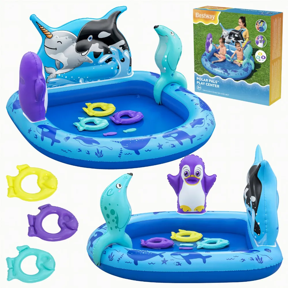  Bestway 53156 Plac Zabaw Dmuchany Ogrodowy Polar Pals 134 x 131 x 73 cm