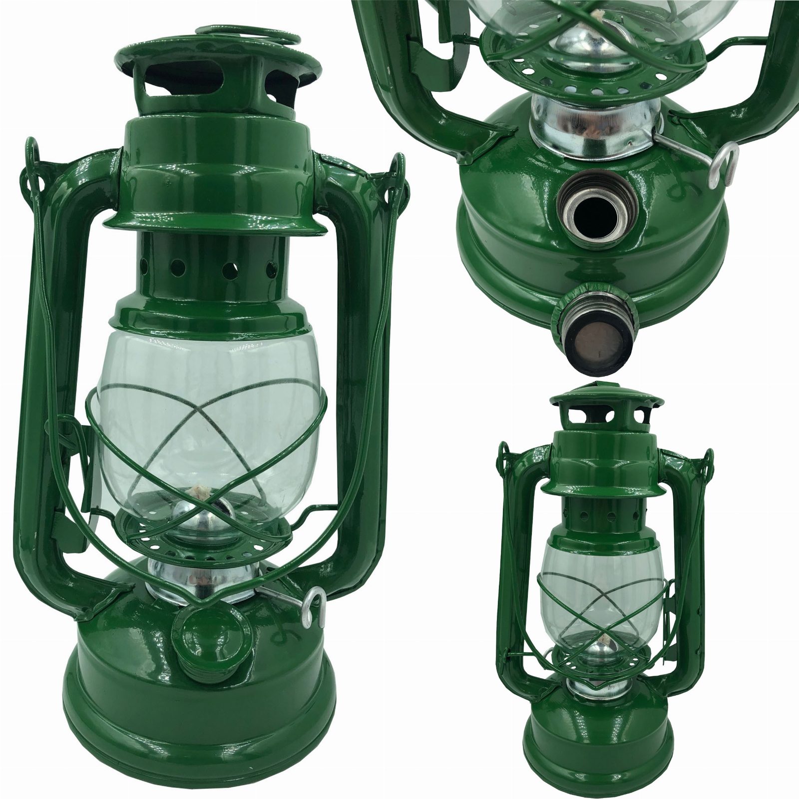 Lampa Naftowa Zielona 24,5cm