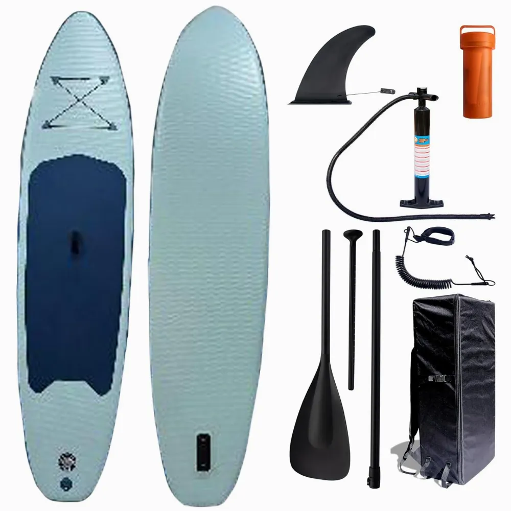 DESKA SUP 320 CM DMUCHANA DO PŁYWANIA WYTRZYMAŁA POMPOWANA ZESTAW + WIOSŁO