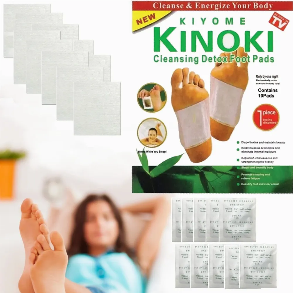 KINOKI PLASTRY OCZYSZCAJĄCE ORGANIZM DETOX Z TOKSYN 10SZT. 