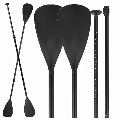 Składane Wiosło Kajakowe do Deski SUP 2w1 Regulowane 4-Częściowe 210 cm Pro