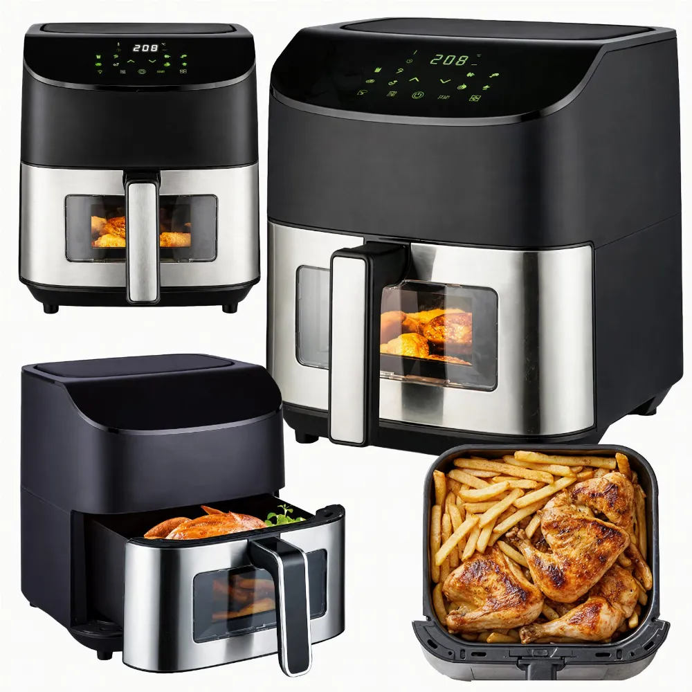 Frytkownica Beztłuszczowa Air Fryer 6L Frytownica 1500W 8 Programów Mocna