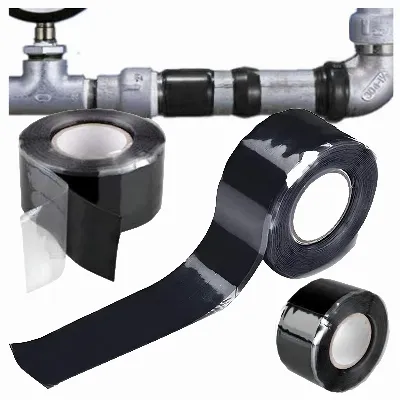Taśma Samowulkanizująca Uszczelniająca Silikonowa Czarna 25mm x 3m 