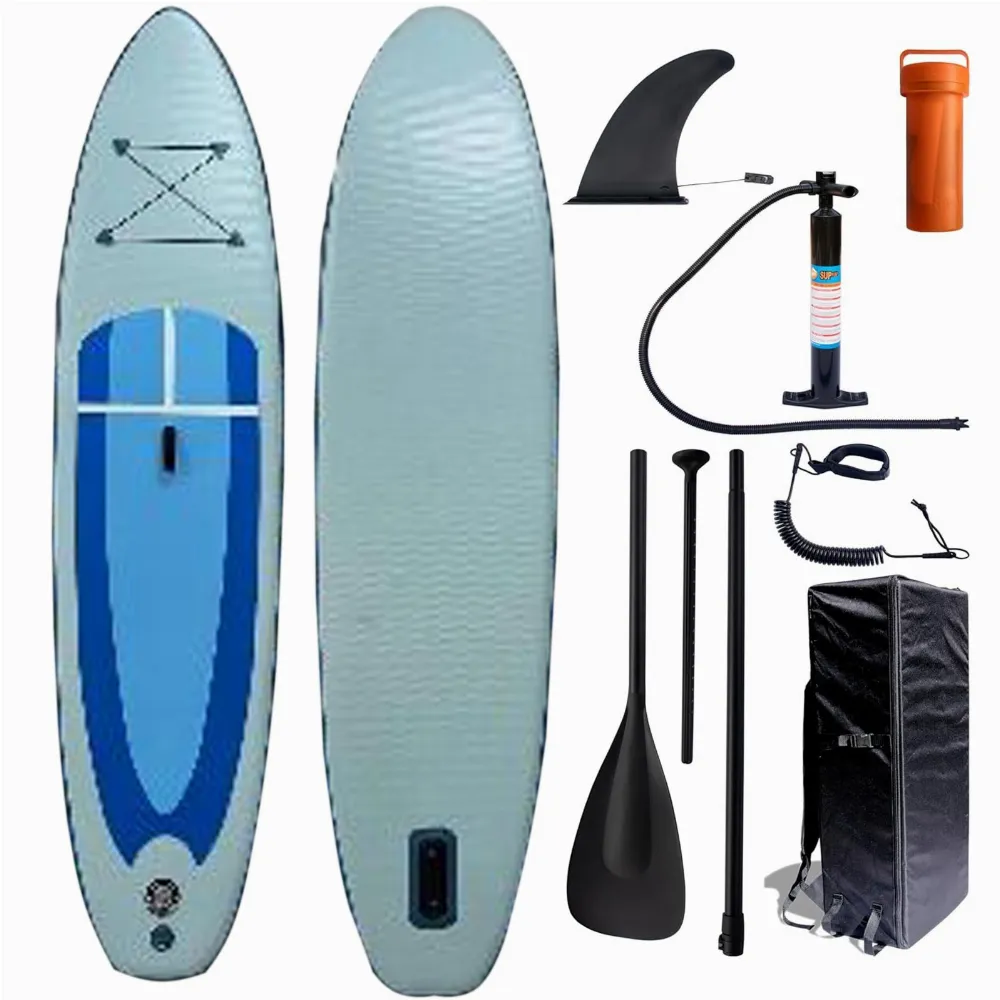 DESKA SUP 320 CM DMUCHANA DO PŁYWANIA WYTRZYMAŁA POMPOWANA ZESTAW + WIOSŁO
