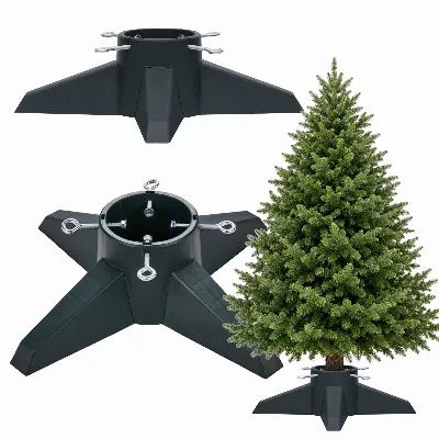 Stojak Choinkowy pod Choinkę 66x15 z Pojemnikiem na Wodę 1,5L Podstawka 260cm