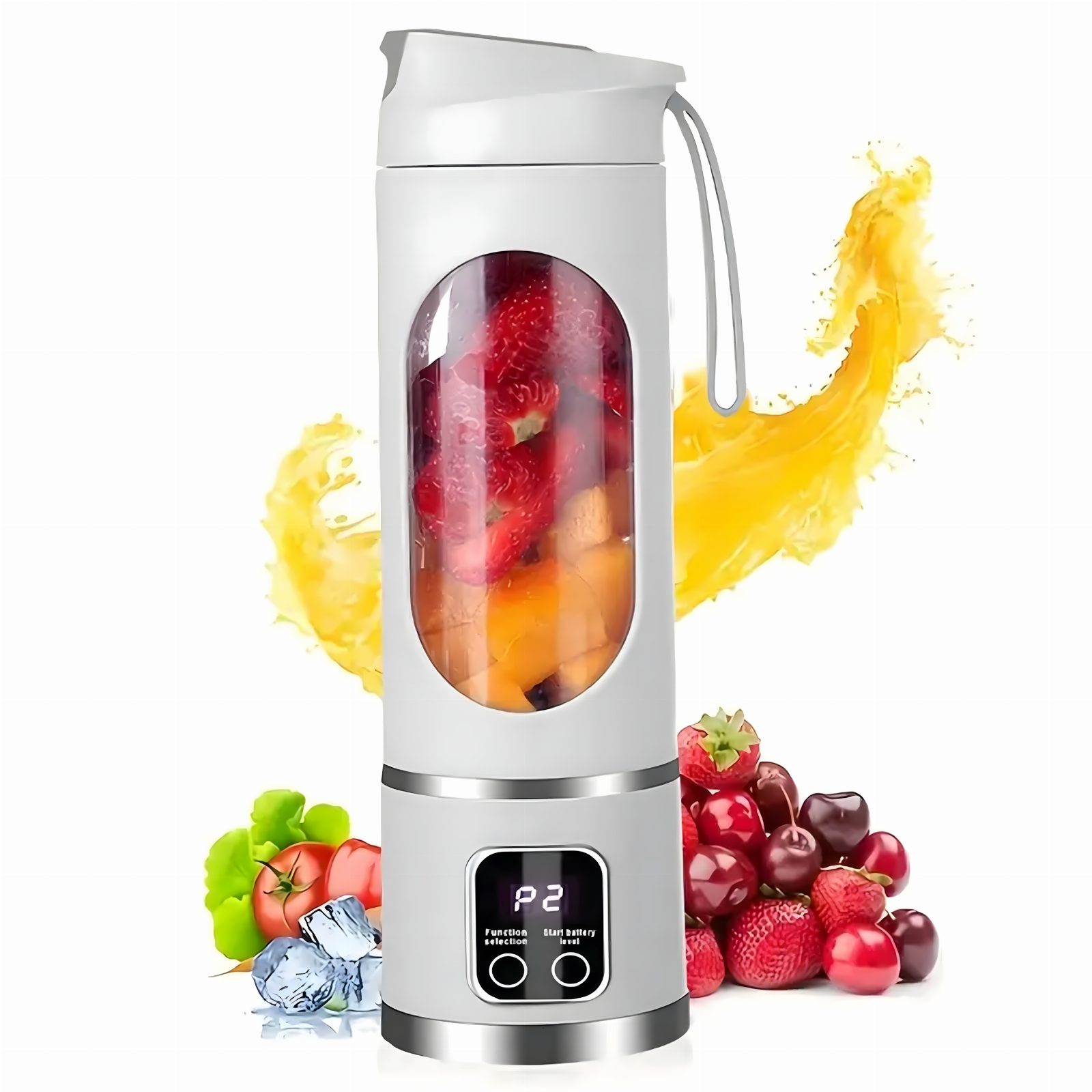 Blender Mikser Przenośny Bezprzewodowy Kielichowy USB Turystyczny 450 ml 