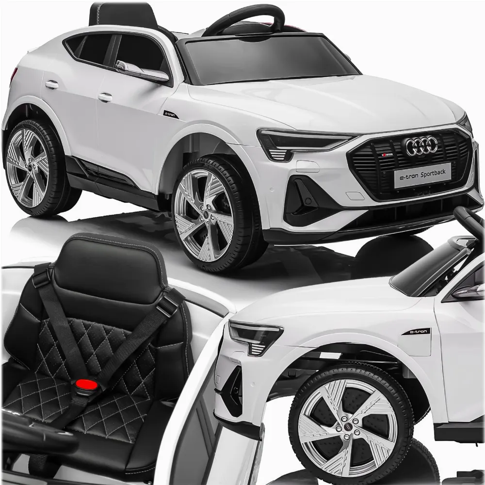 AUTO NA AKUMULATOR AUDI E-TRON SPORTBACK SKÓRA NAJLEPSZA WERSJA 4x4 12V 7Ah