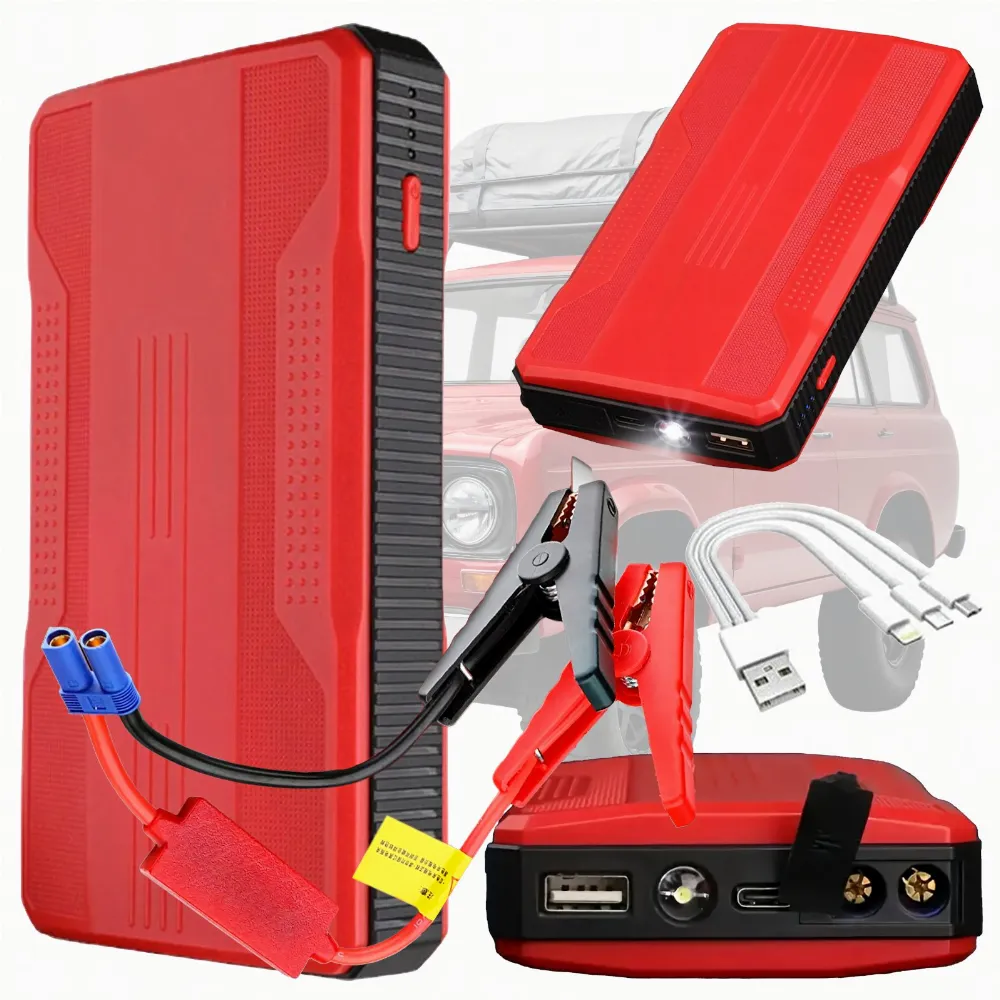 Rozrusznik Awaryjny 5w1 Jump Starter Booster Urządzenie Rozruchowe Powerbank
