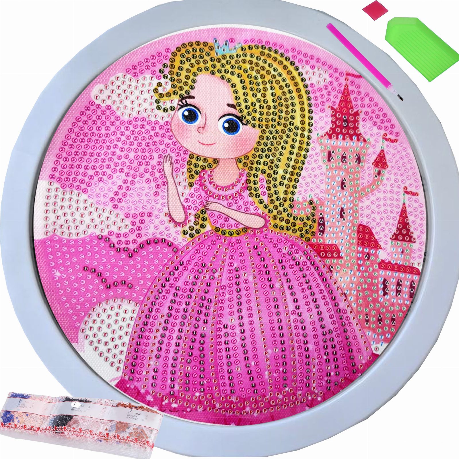 HAFT DIAMENTOWY 20x20 DIAMOND PAINTING MOZAIKA DIAMENTOWA OBRAZ Z RAMKĄ 