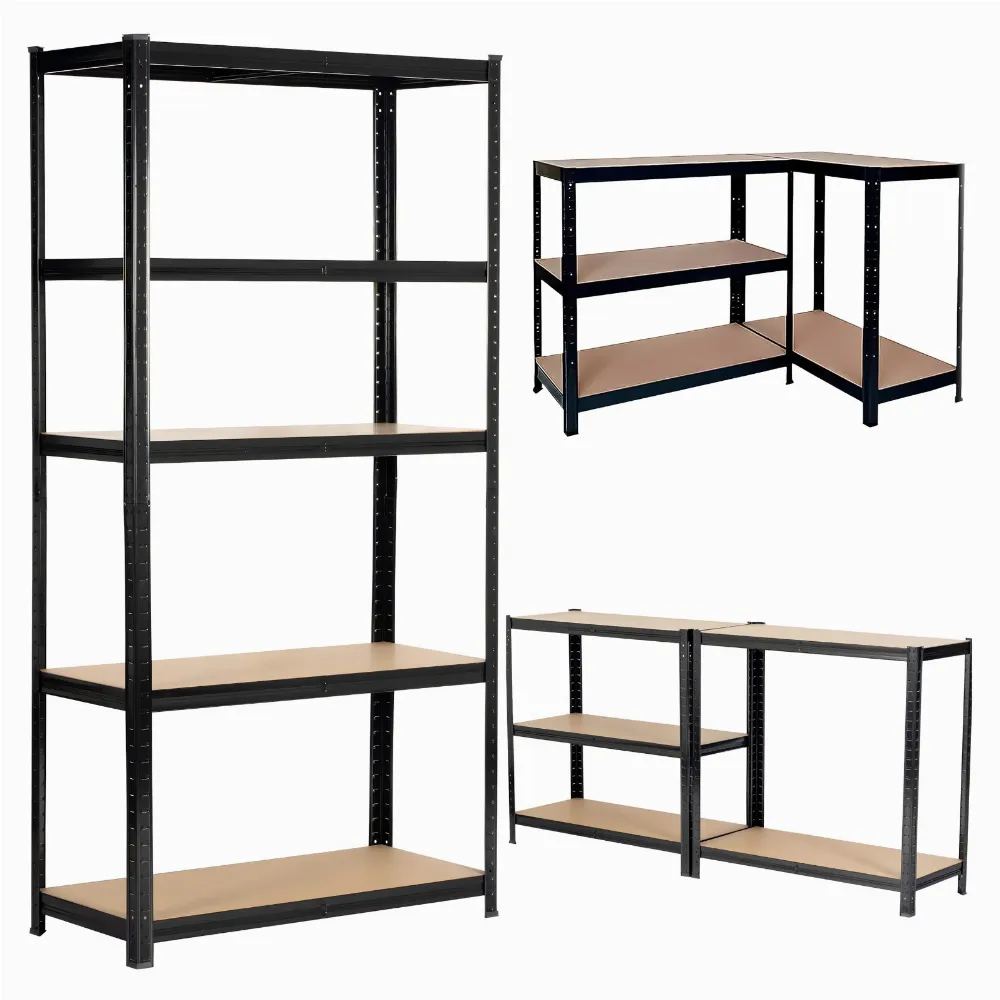 Regał Metalowy Magazynowy Warsztatowy Garażowy 180x90x40 Piwnica 875 kg