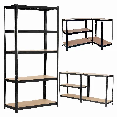 Regał Metalowy Magazynowy Warsztatowy Garażowy 180x90x40 Piwnica 875 kg
