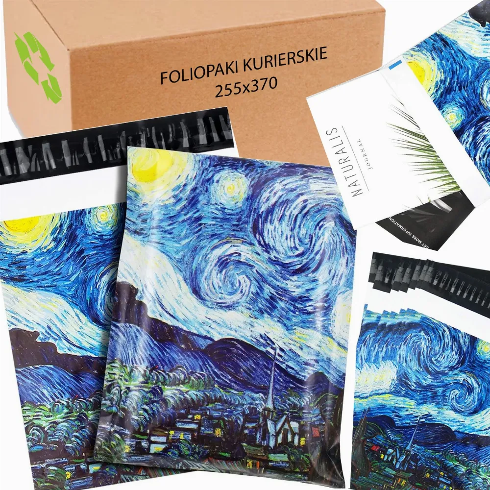 FOLIOPAKI KURIERSKIE MOCNE KOPERTY FOLIOWE 255x370 NOC 50SZT. 