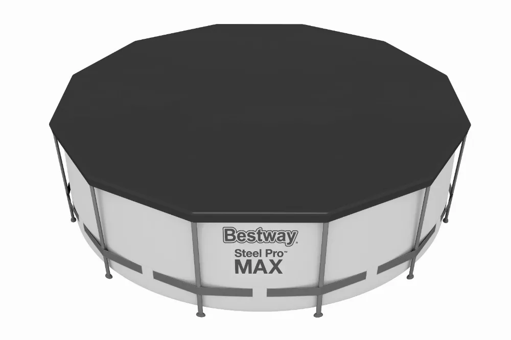 Bestway 58037 Plandeka Pokrywa Ochronna na Basen PVC Ø 366cm Czarna 