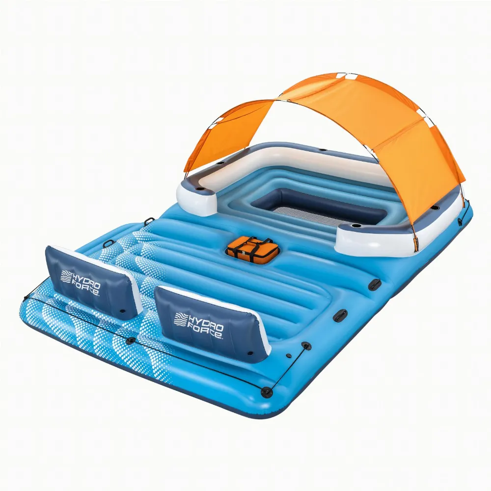 Bestway 43105 Pływająca Dmuchana Wyspa Materac 6 Osobowa do Pływania 