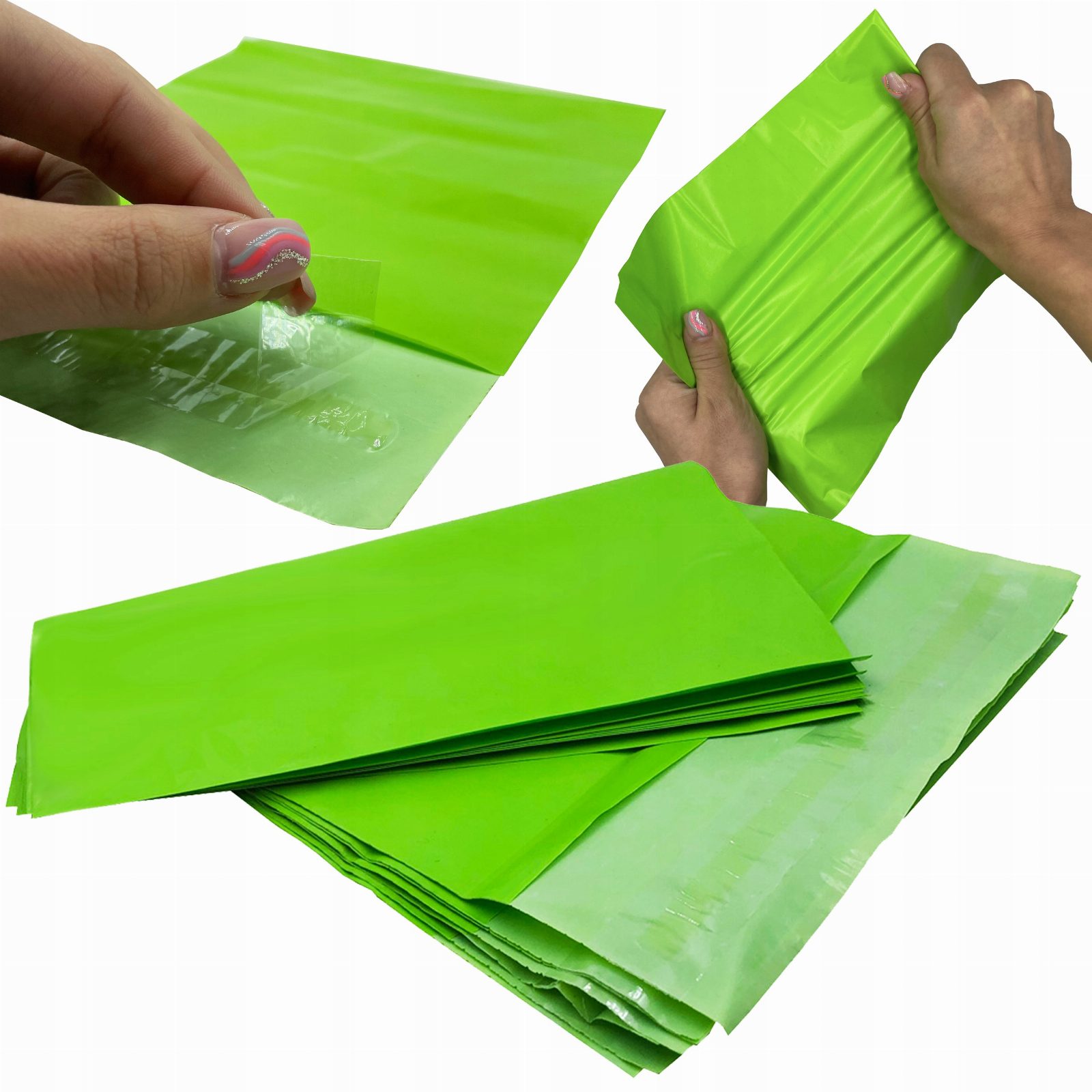 FOLIOPAKI KURIERSKIE ZIELONE B4 260x350 50 szt