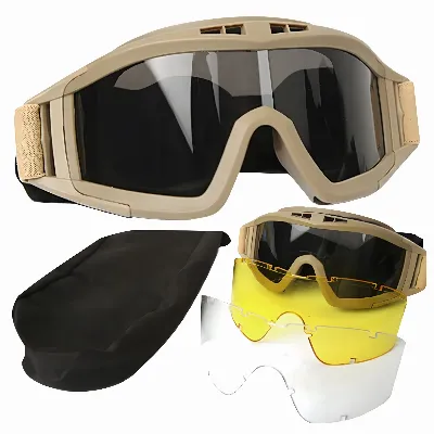 OKULARY TAKTYCZNE GOGLE WOJSKOWE OCHRONNE ASG STRZELECKIE AIRSOFT SPORTOWE