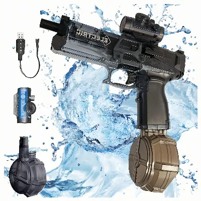 Pistolet Karabin Elektryczny Automatyczny Na Wodę Akumulator 10m Zabawka 