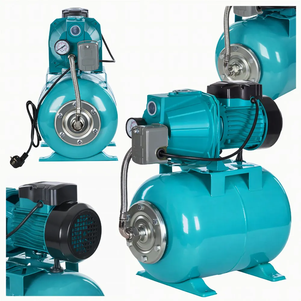 Hydrofor do Wody Pompa Hydroforowa Zbiornik 50L 750W Zestaw Wydajny Mocna