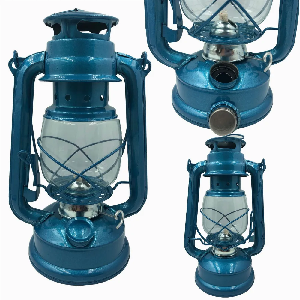 Lampa Naftowa Błękitna 24,5cm