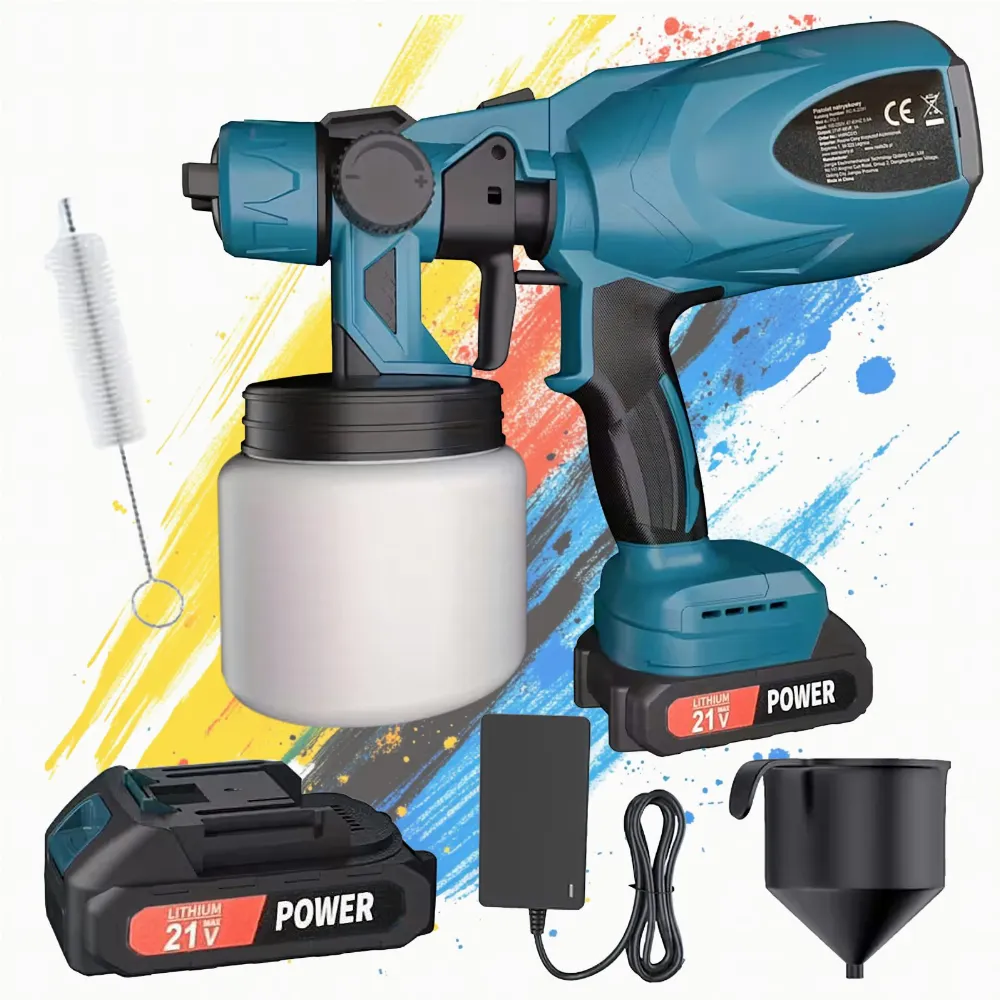 Pistolet Natryskowy Akumulatorowy do Malowania Natryskowego Farb Ścian 800ml