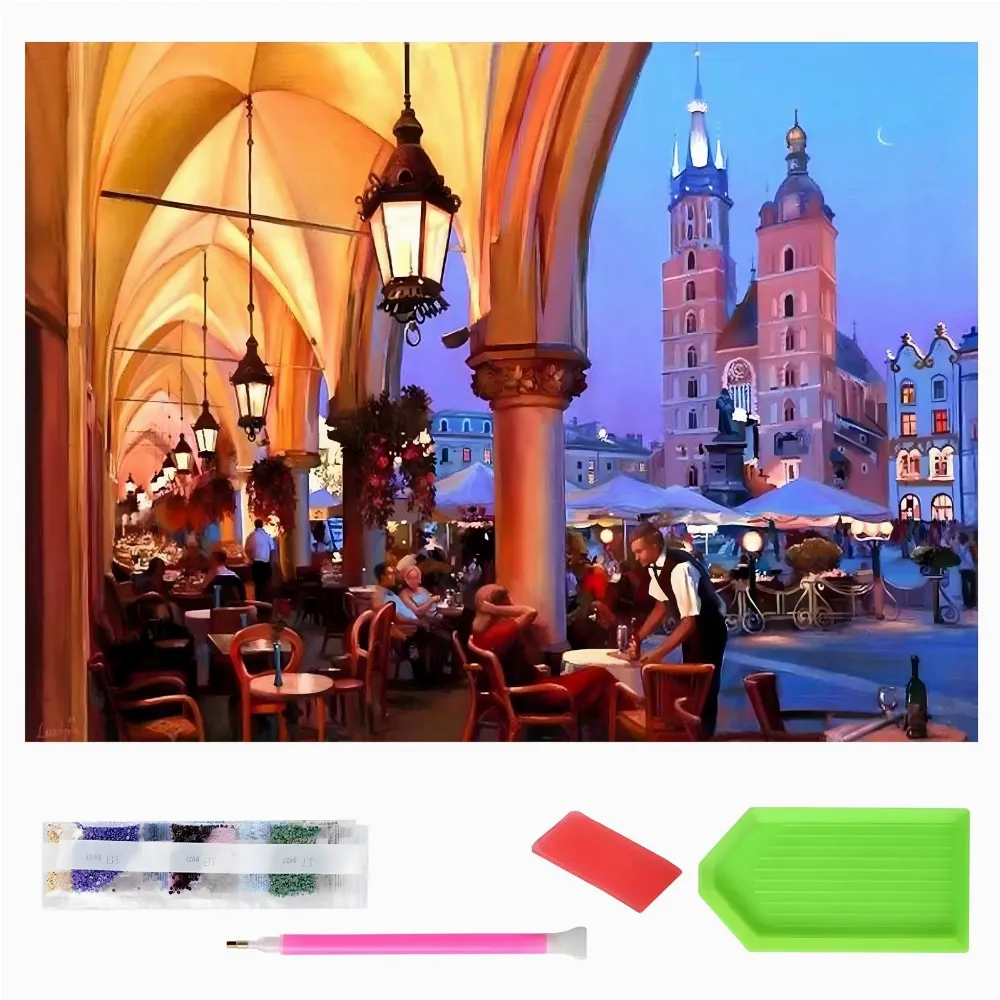 HAFT DIAMENTOWY DUŻY 120x60 Diamond Painting Mozaika Diamentowa XXL ZESTAW 