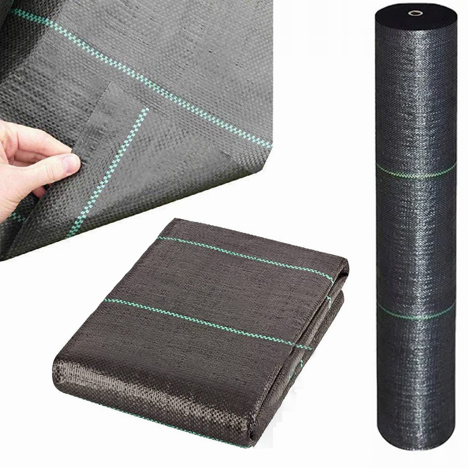 AGROWŁÓKNINA 80G 0,8x100m CZARNA UV AGROTKANINA MATA ANTYCHWASTOWA 