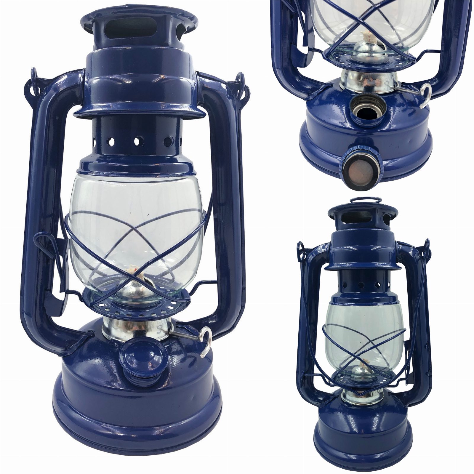 Lampa Naftowa Niebieska 24,5cm