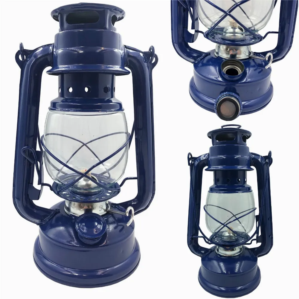 Lampa Naftowa Niebieska 24,5cm