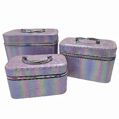 KOSMETYCZKA DAMSKA ORGANIZER KUFEREK NA KOSMETYKI 3w1