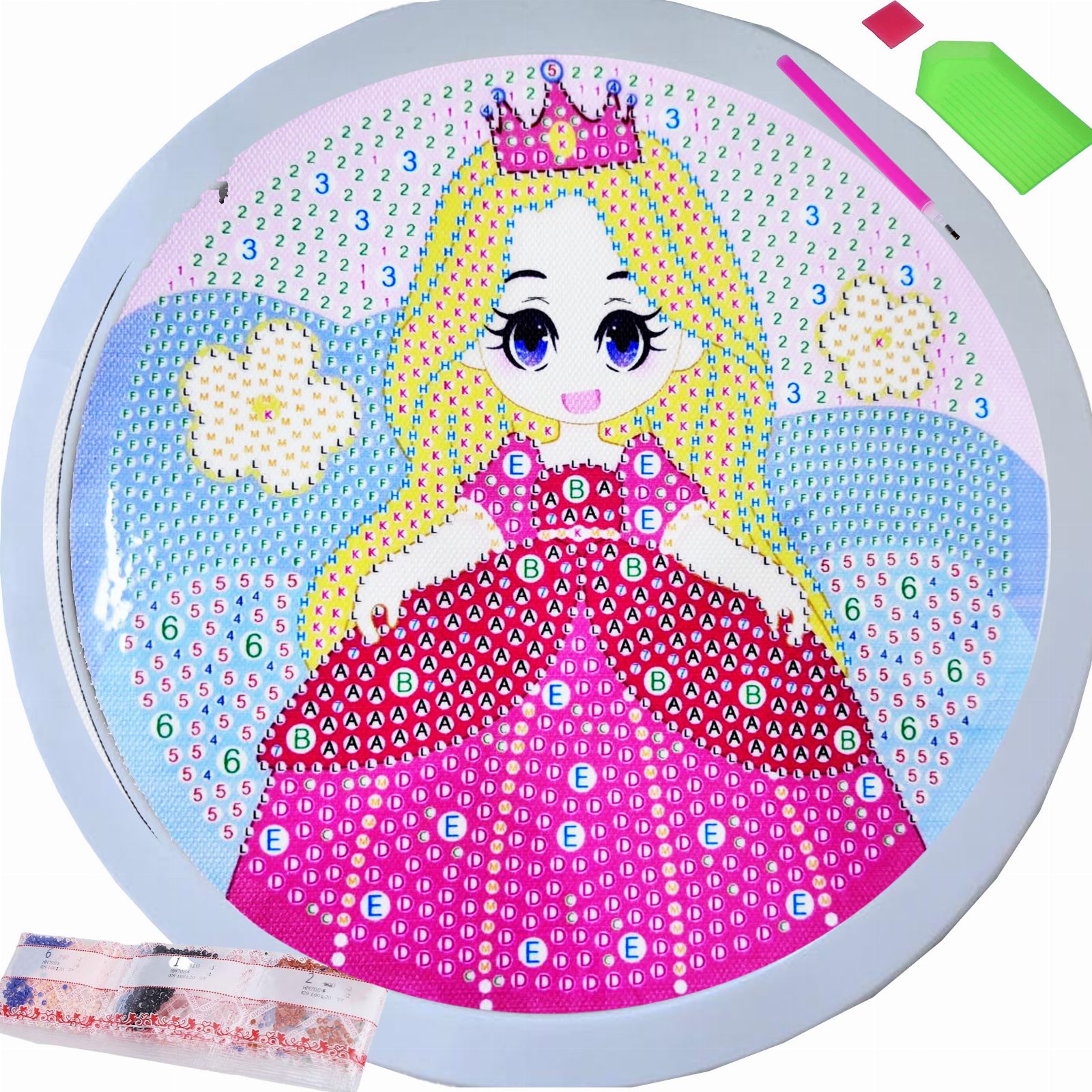 HAFT DIAMENTOWY 20x20 DIAMOND PAINTING MOZAIKA DIAMENTOWA OBRAZ Z RAMKĄ 