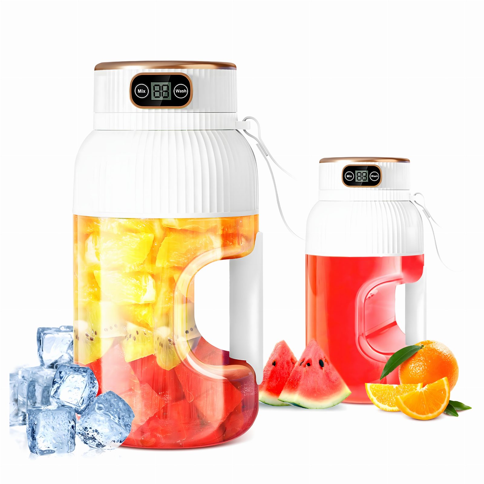 Przenośny Blender Mikser do Napojów Owoców Smoothie 1L Bezprzewodowy USB