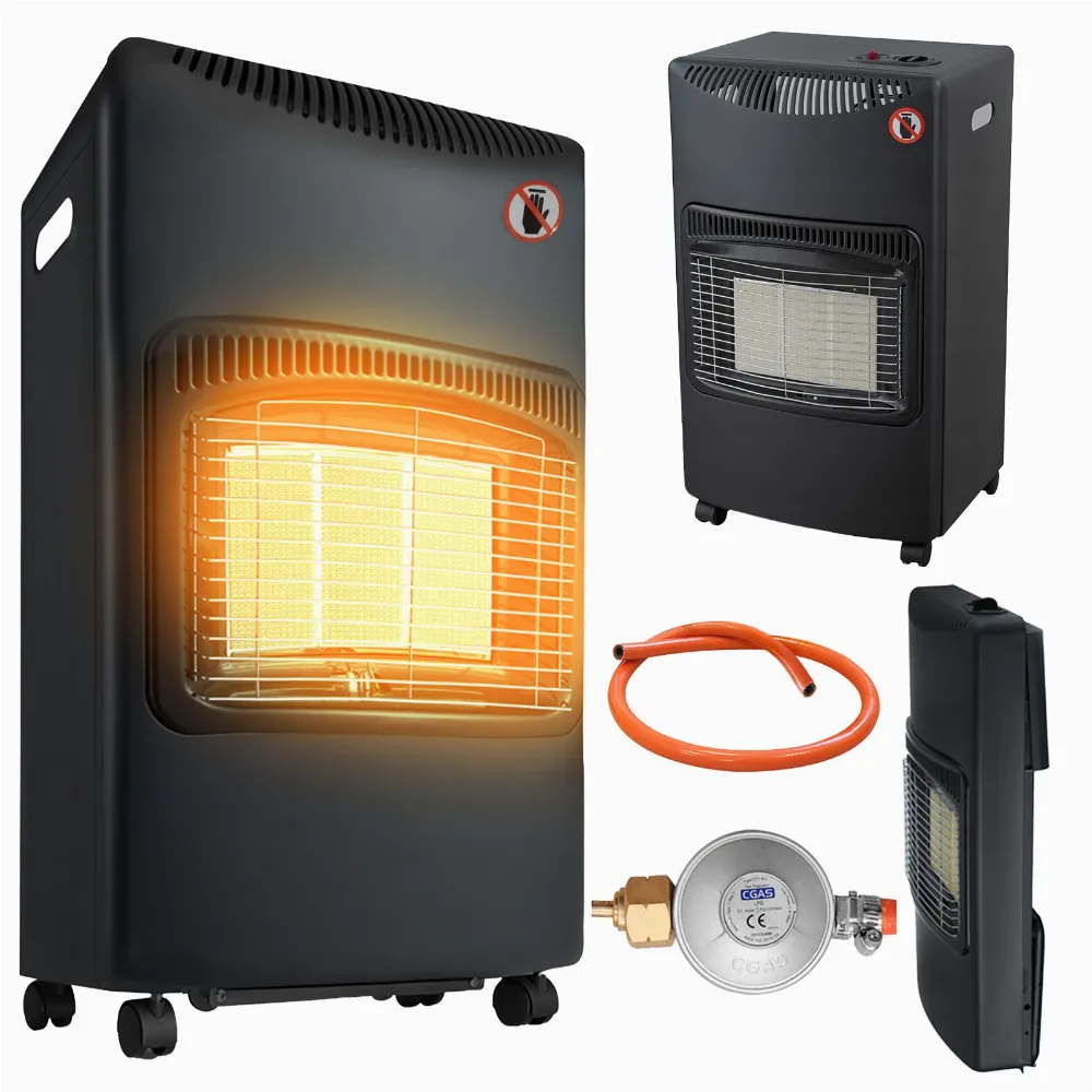 Piecyk Gazowy Grzejnik Farelka na Gaz Propan Butan LPG 4,2 Kw Reduktor 60m