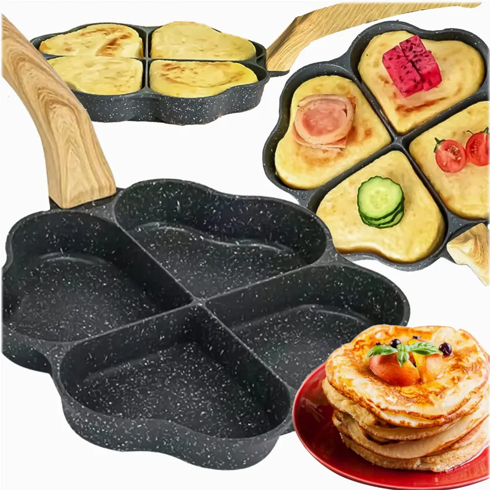 Patelnia do Smażenia Jajek Racuchów Pancakes Placków Indukcja Serduszka