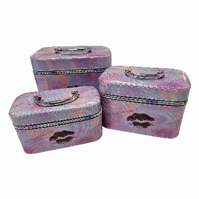 KOSMETYCZKA DAMSKA ORGANIZER KUFEREK NA KOSMETYKI 3w1