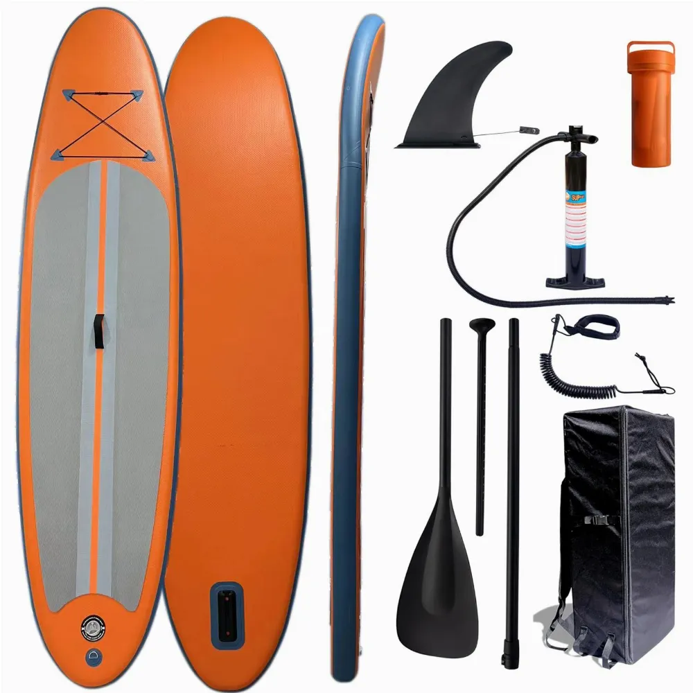 DESKA SUP 320 CM DMUCHANA DO PŁYWANIA WYTRZYMAŁA POMPOWANA ZESTAW + WIOSŁO