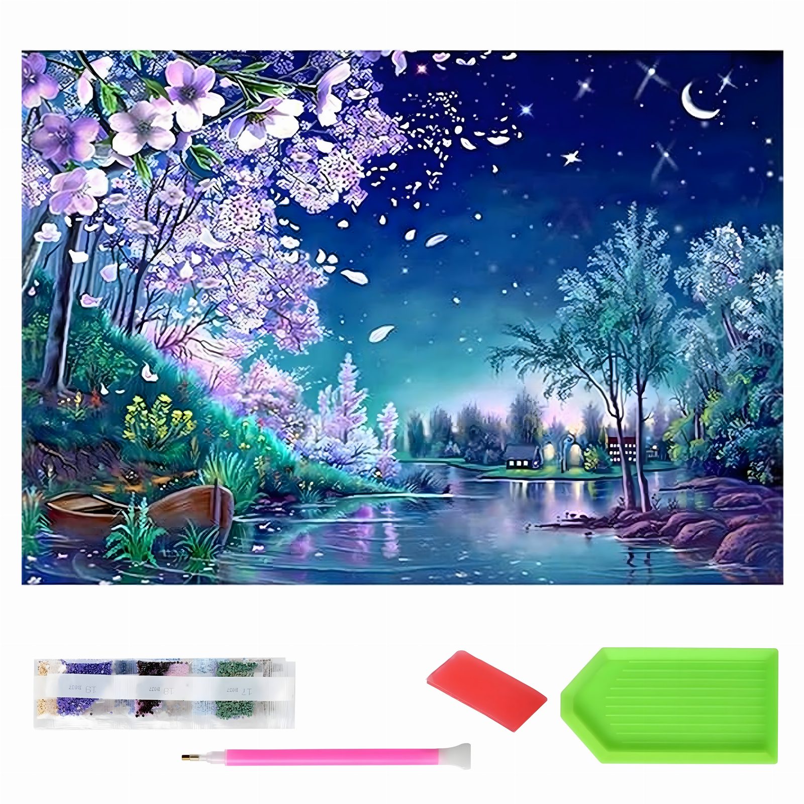 HAFT DIAMENTOWY DUŻY 120x60 Diamond Painting Mozaika Diamentowa XXL ZESTAW 
