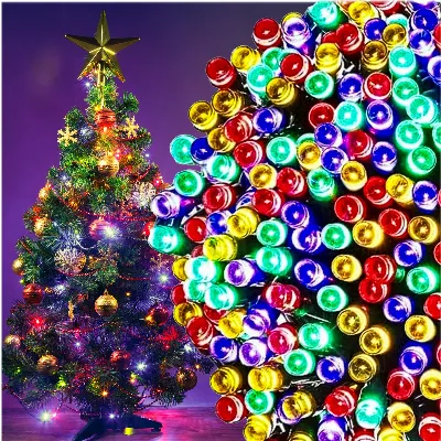Lampki Świąteczne 500 Led Choinkowe Dekoracyjne IP44 Zewnętrzne 32m RGB