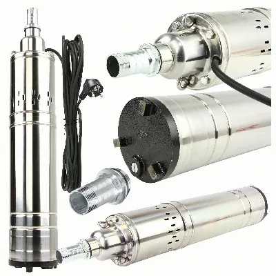Pompa Wodna Głębinowa Śrubowa do Wody Studni Oczka 1500W 2 m³/h Wydajna