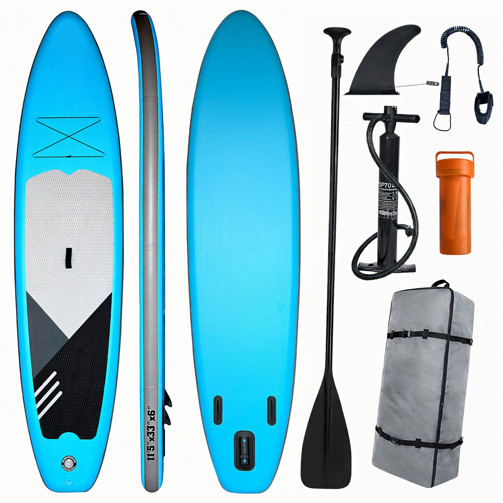 Deska Sup Paddle Board do Pływania Pompowana Standu Up + Akcesoria 350 cm 