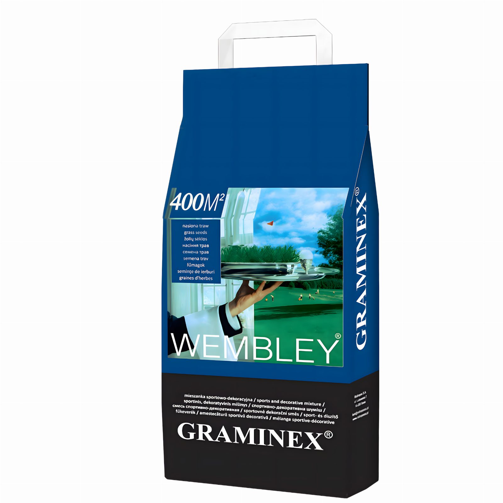 Premium Trawa Sportowa Boiskowa WEMBLEY 10kg 400m Nasione Trawy Sportowe