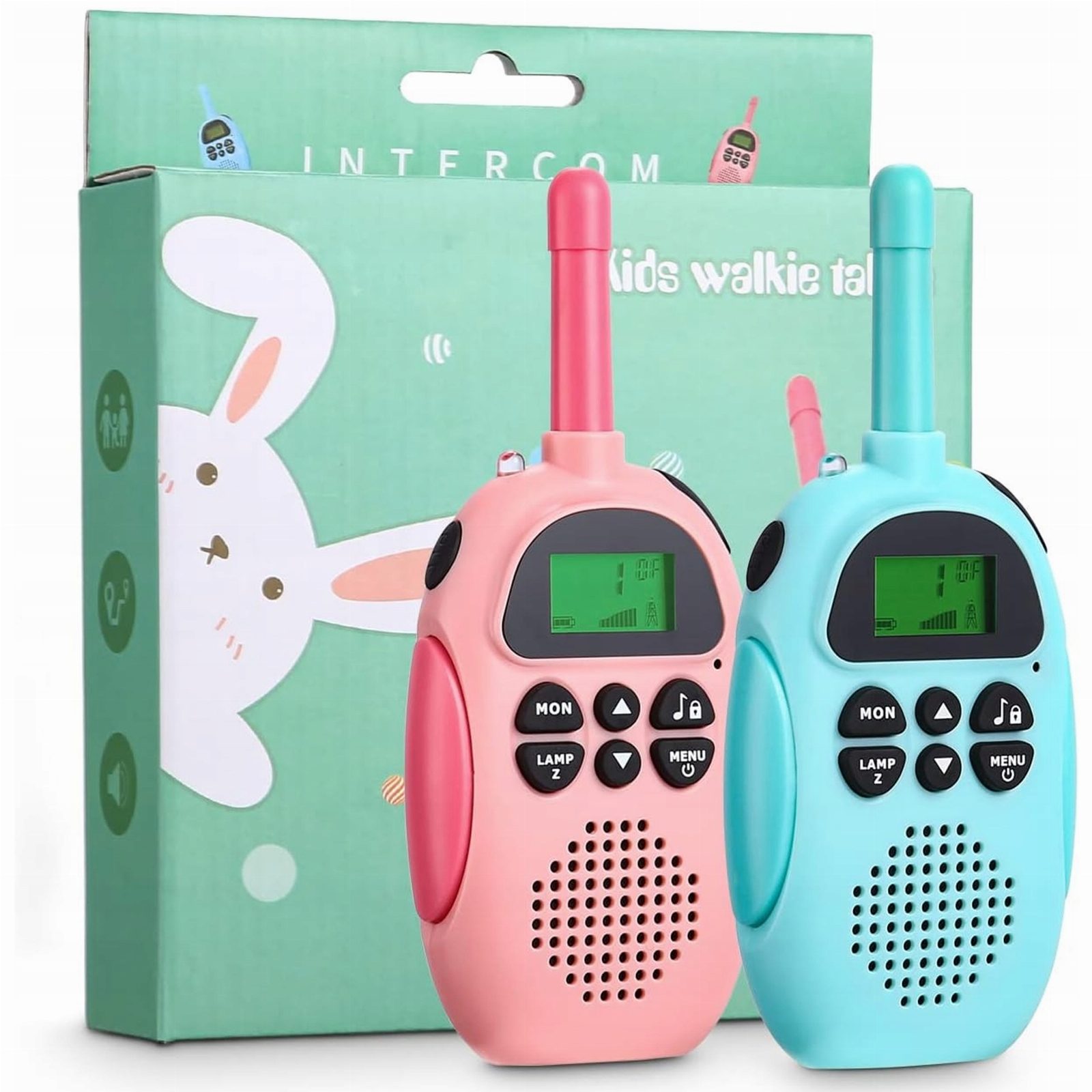 WALKIE TALKIE DLA DZIECI KRÓTKOFALÓWKA ŁOKI TOKI LATARKA USB DUZY ZASIĘG