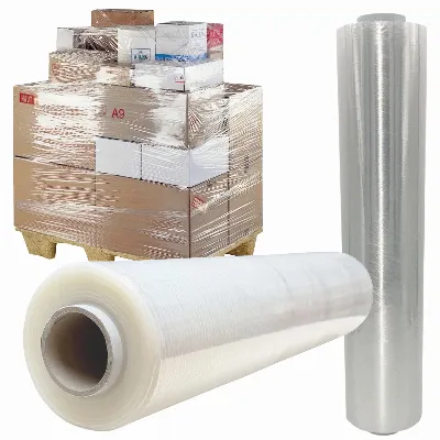 Folia Stretch 3kg Transparentna Rolka Mocna Bezbarwna Przeźroczysta XXL