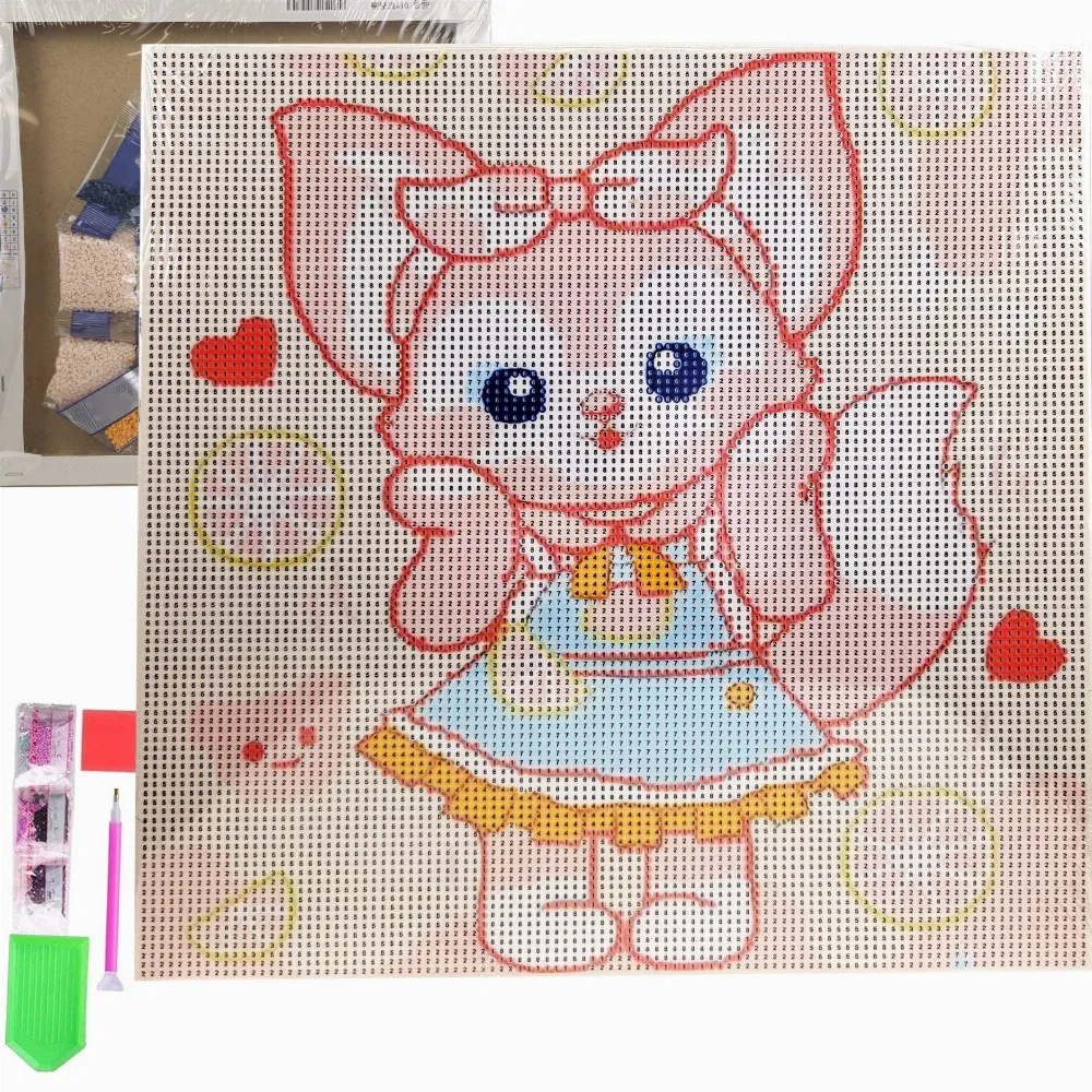 HAFT DIAMENTOWY 30x30 DIAMOND PAINTING MOZAIKA DIAMENTOWA OBRAZ ANIME 