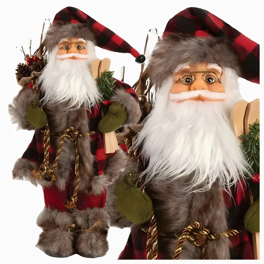 ŚWIĘTY MIKOŁAJ SKANDYNAWSKI FIGURKA ŚWIĄTECZNA NA ŚWIĘTA PREMIUM 45CM