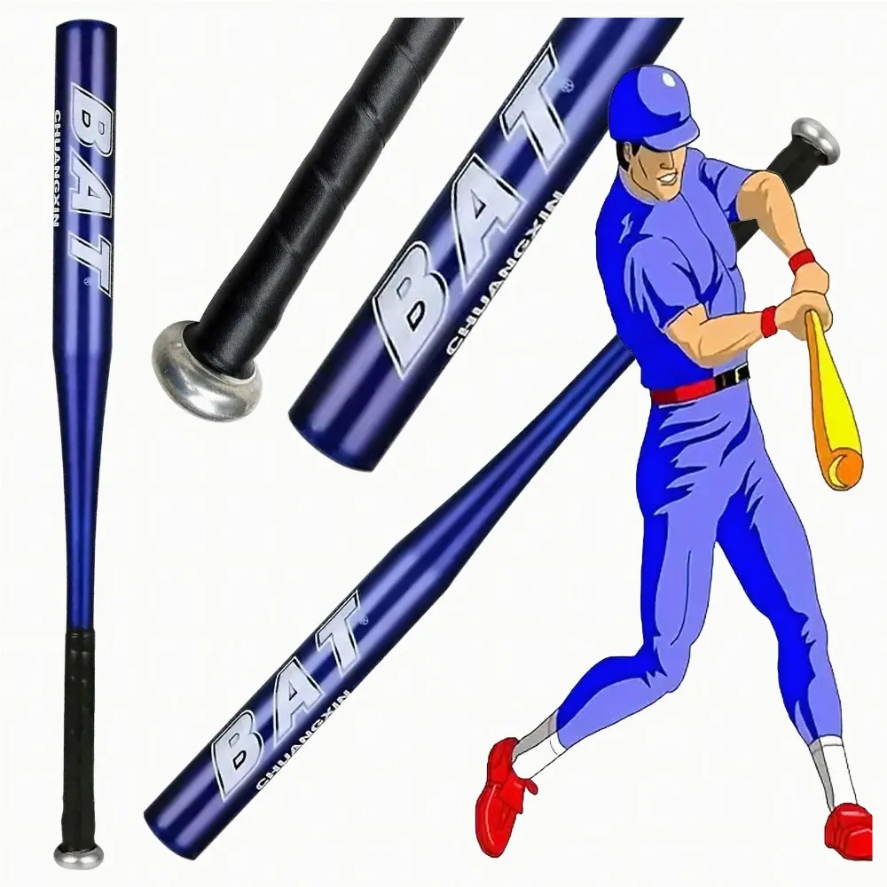 Kij Baseballowy Bejsbolowy Bat Aluminiowy 25" 64cm Treningowy Niebieski