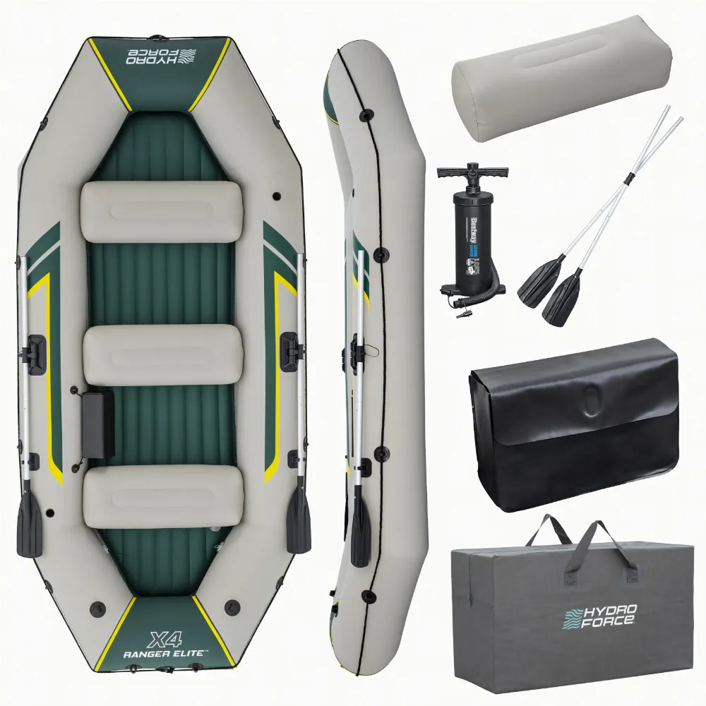 Bestway 65157 Ponton Ranger Elite X4 3.20x1.48 m + Akcesoria Wiosła Pompka 