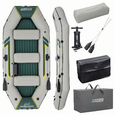 Bestway 65157 Ponton Ranger Elite X4 3.20x1.48 m + Akcesoria Wiosła Pompka 