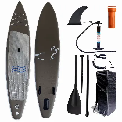 DESKA SUP 380 CM DMUCHANA DO PŁYWANIA WYTRZYMAŁA POMPOWANA ZESTAW + WIOSŁO